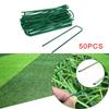 Heavy Duty Green Galvanised Turf Nails Steel Ushaped Garden Ground Pegs For Lawn And Garden Cover Fixing