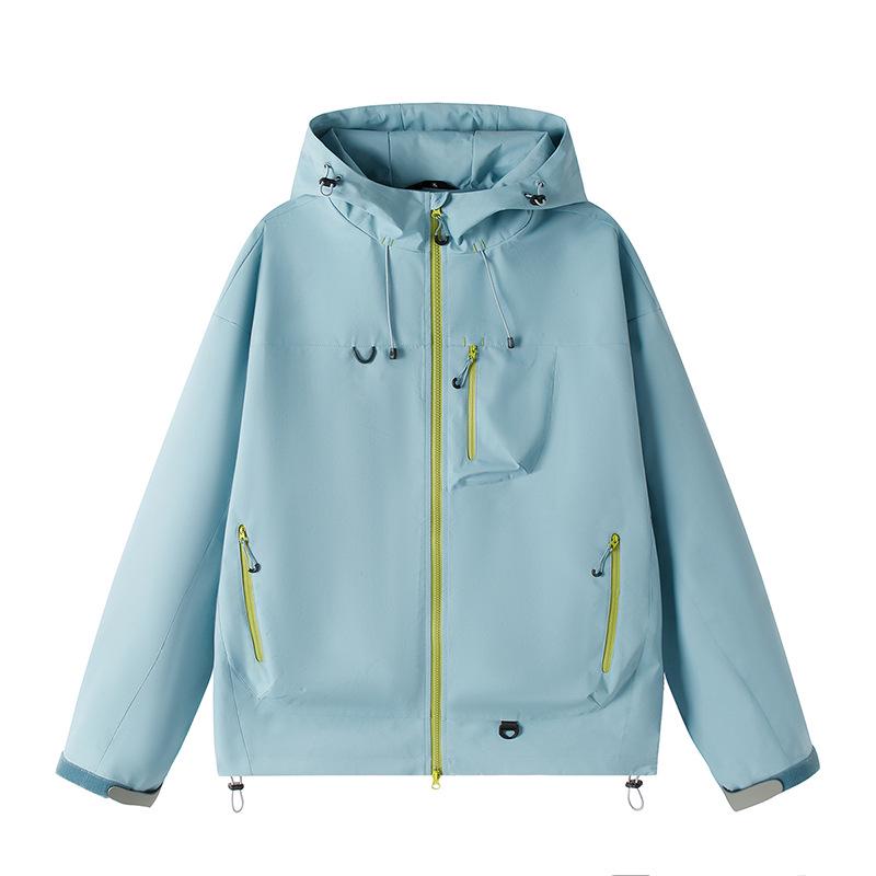 Couple's Dopamine Color Block Windbreaker - Unisex, Windproof, Versatile Outdoor Jacket