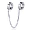 Stainless Steel Clip-on Fake Earrings Non-piercing Earcuff Ear Clip Earrings Without Piercing Punk Personality Jewelry