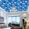 Blue Sky and White Clouds Stickers Self-Adhesive Waterproof Removable Wallpaper for Living Room Bedroom Furniture Refurbish