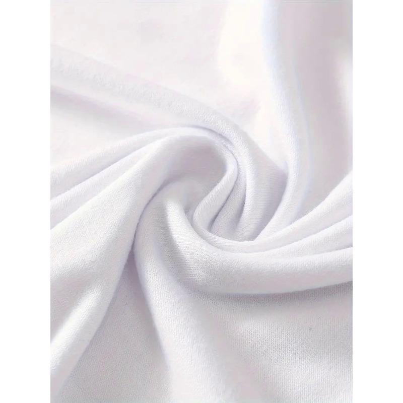 Women'S Fashion T-Shirt, Printed Design Round Neck T-Shirt, Casual Short Sleeve Round Neck T-Shirt for Women