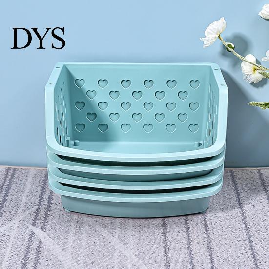 Toys Snacks Storage Basket Multifunctional High Capacity Stackable Fruit Vegetable Organizer Hollow-out for Kitchen Holder