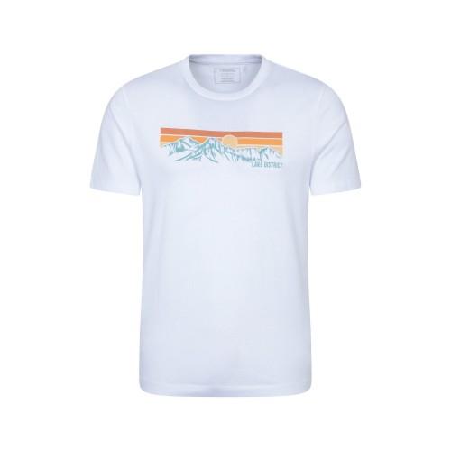 Mountain Warehouse Mens Lake District Mountain T-Shirt