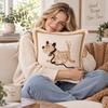 Nordic Style Animal Pillow Cover Embroidery Design Sofa Cushion Pillow  For Living Room