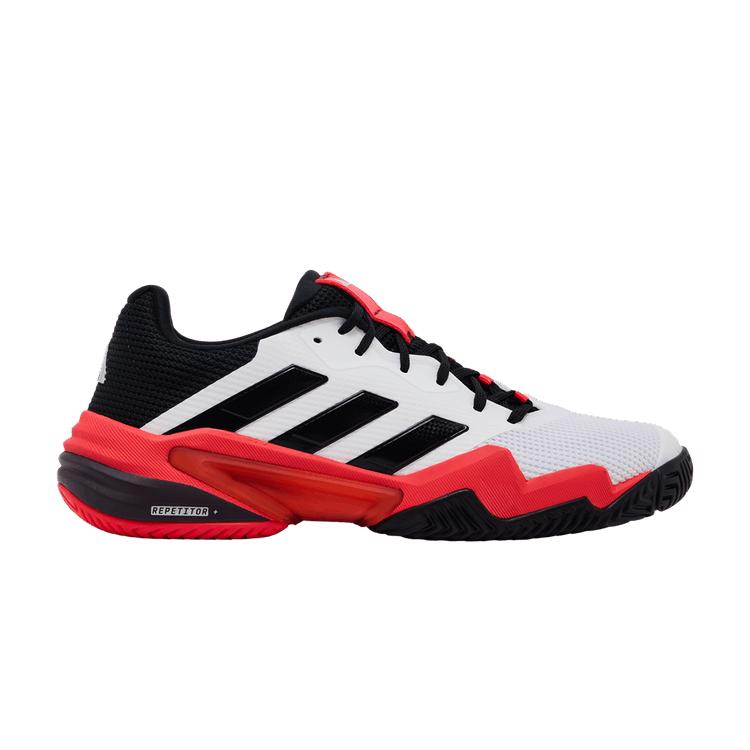 adidas Barricade 13 Cloud White Core Black Lucid Red 40