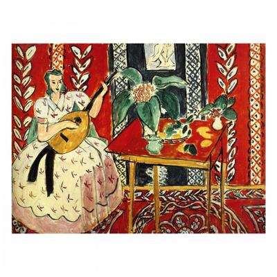 Henri Matisse Die Laute 1943 Druck