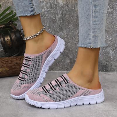 Zapatos de Verano para Mujer Pareja Casual Transpirables Medias Zapatillas Planas