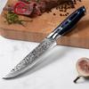 5 ''nóż do steków VG10 japoński damaszek ze stali nierdzewnej narzędzie do pizzy narzędzia kuchenne sztućce szefa kuchni z uchwytem G10 GRANDHARP