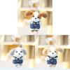 Plush Teddy Dog Keychain With Polyester Fiber Filling For Girls Gift Decor
