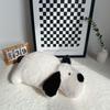 Fluffy Puppy Plush Cushion: Adorable Soft Dog Pillow for Bed, Seat, or Gift for Girls' Birthdays.