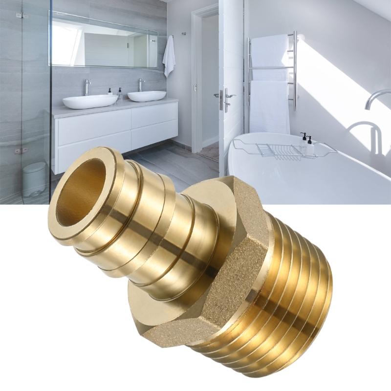 Practical Without Leads Brass Male NPT Adapter Project Supplies Convenient for Tubing In Water Supply Systems Daily Use