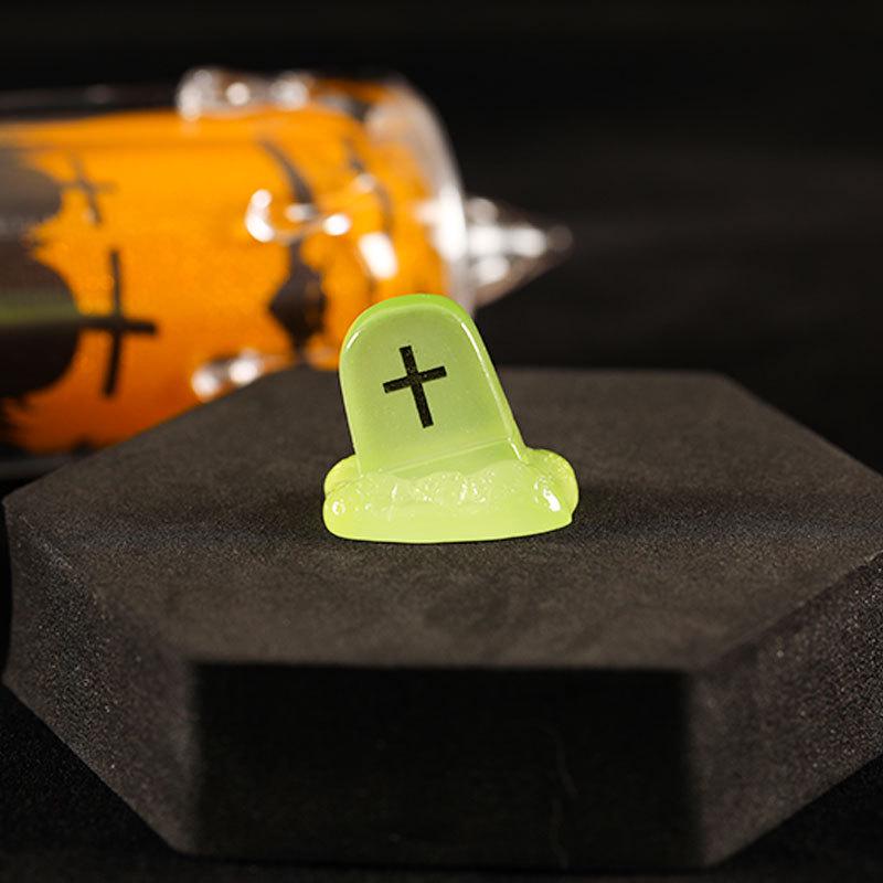 Mini Luminous Halloween Cute Ghost & Pumpkin Resin Figurines