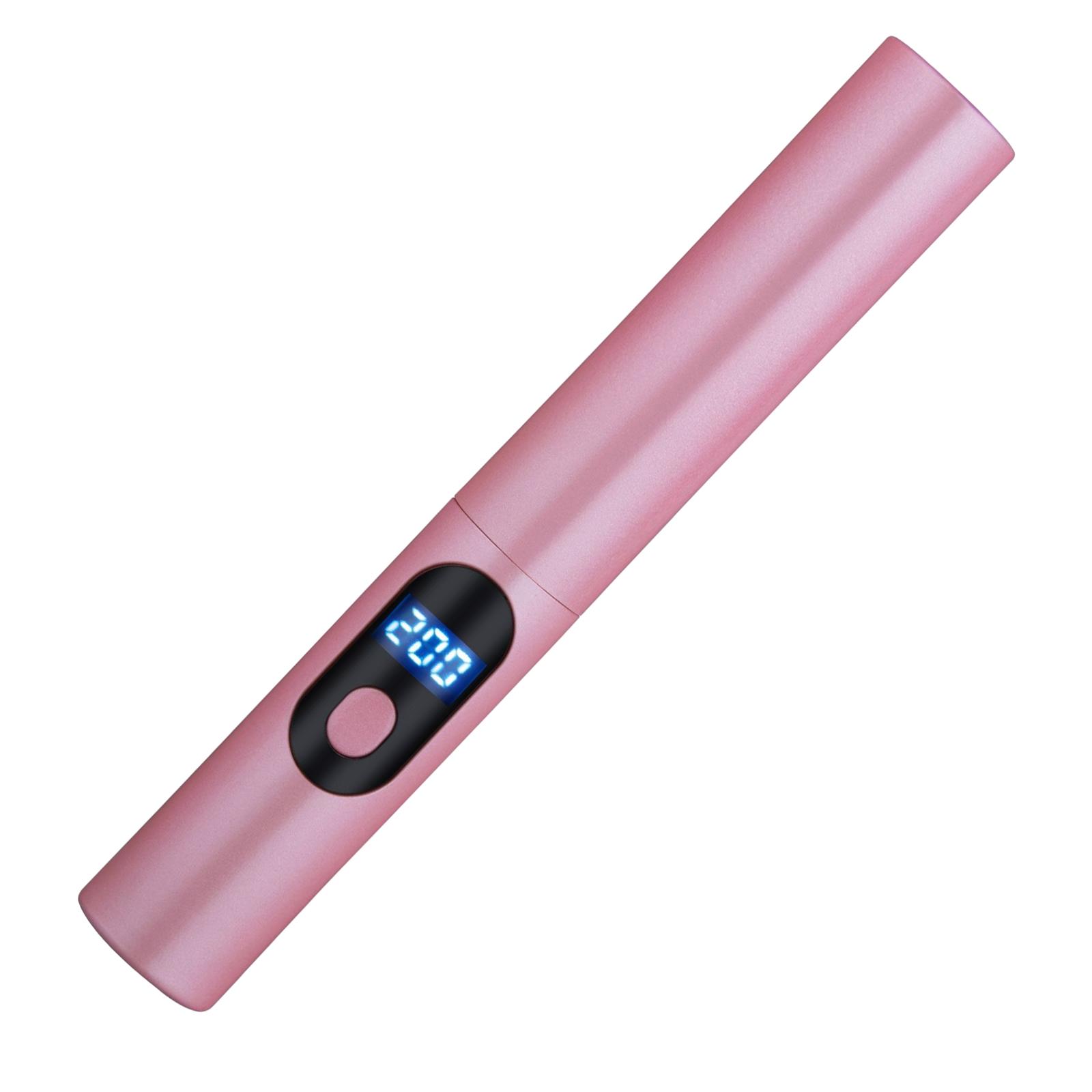 

Hair Straightener Brush Styling Comb Dual Purpose Multifunctional with 3 Adjustable Temperatures Setting Hair Styling for Beauty рожевий