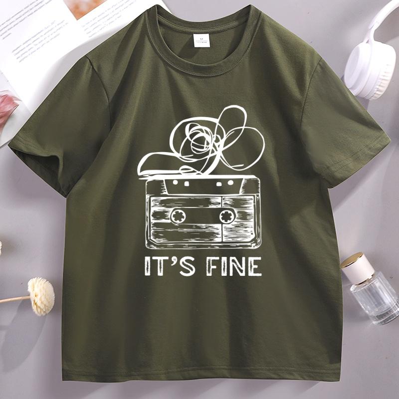 Retro Cassette Tape TShirt Unisex Unisex Cotton Graphic Tee 90s Music Tape Humor Tee High Quality Printed Music Lover Tees