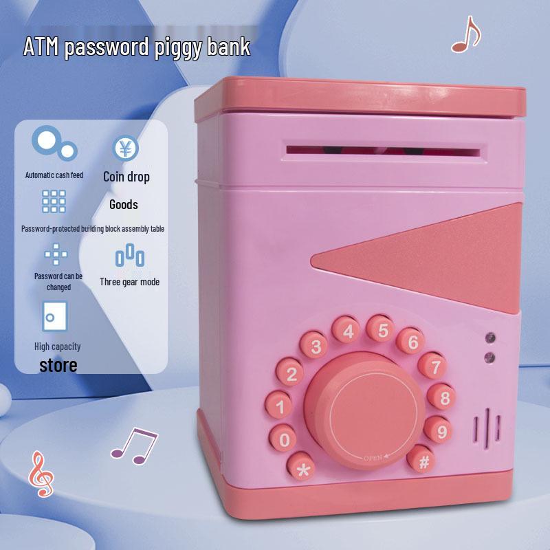 Cross-Border Creative Password-Protected Piggy Bank Toy for Kids