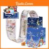 Christmas Snowman Gift Box With Double Layer Money Envelope For Holiday Presenting