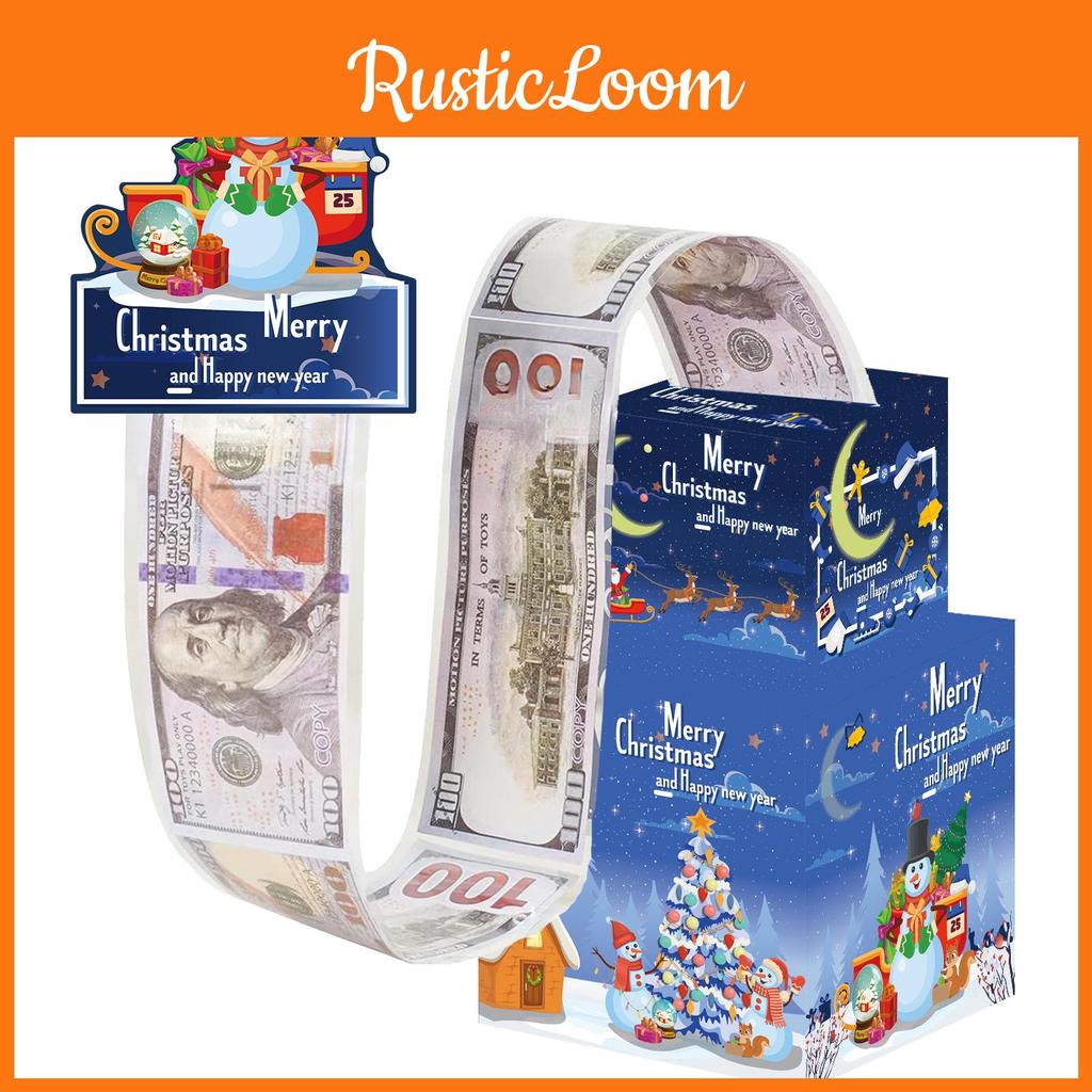 Christmas Snowman Gift Box With Double Layer Money Envelope For Holiday Presenting