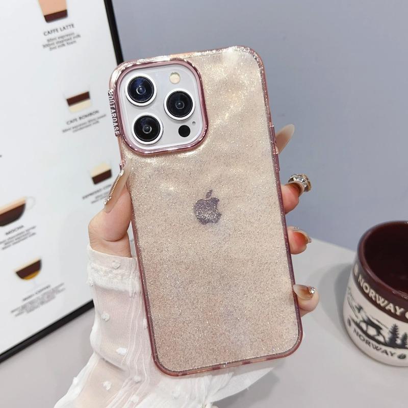 

Блестящая пульсация для iPhone 15 14 13 12 11 Pro Max Plus, новый прозрачный защитный чехол для задней панели телефона iPhone 11 Pro Max золотой