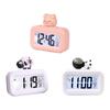 Electronic Clock Cute Cartoon LED Screen Desktop Electronic Alarm Data Time Calendar Temperature Clock Cute Electronic Clock