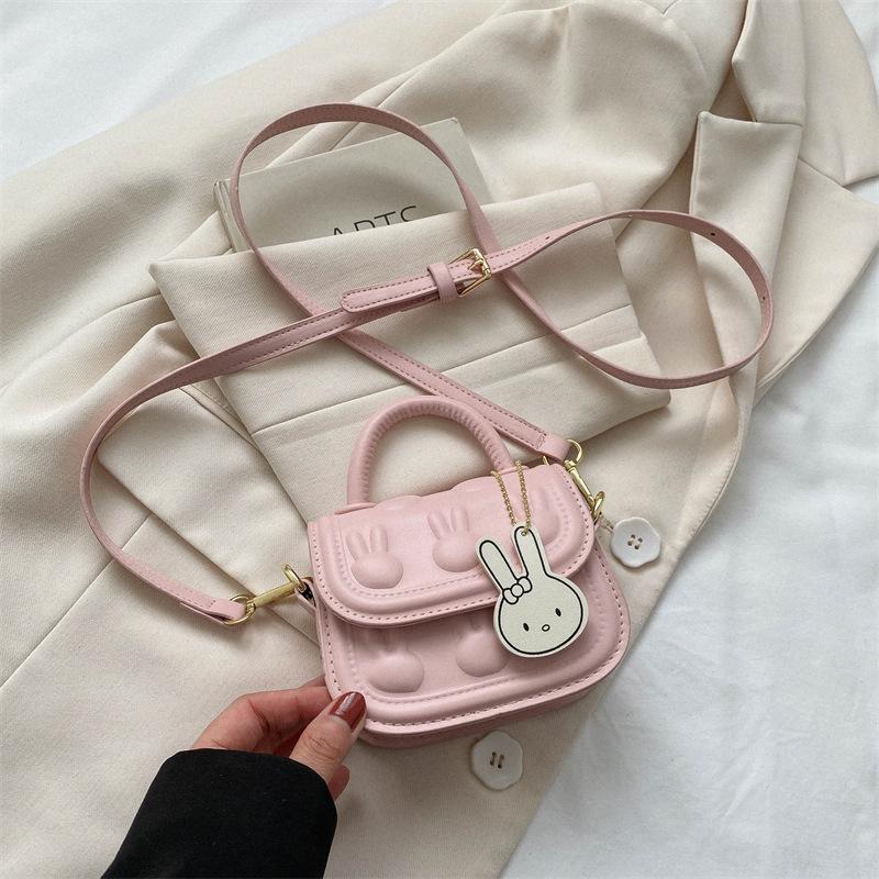Mini Childrens Small Square Bag Handbag Stylish Girls Printed Crossbody Bag