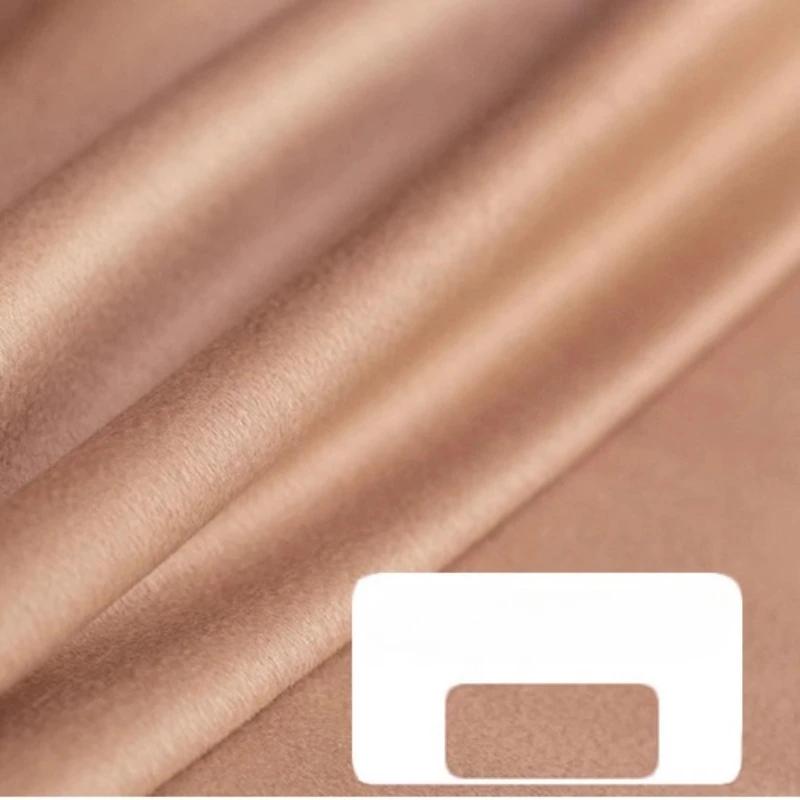 2025 Autumn and Winter New All-Australian Wool Single-sided Cashmere Fabric High-end Custom Short Wool Coat Wool Fabric