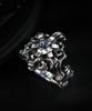 Sterlingworth Moira Natural Aquamarine Silver Ring
