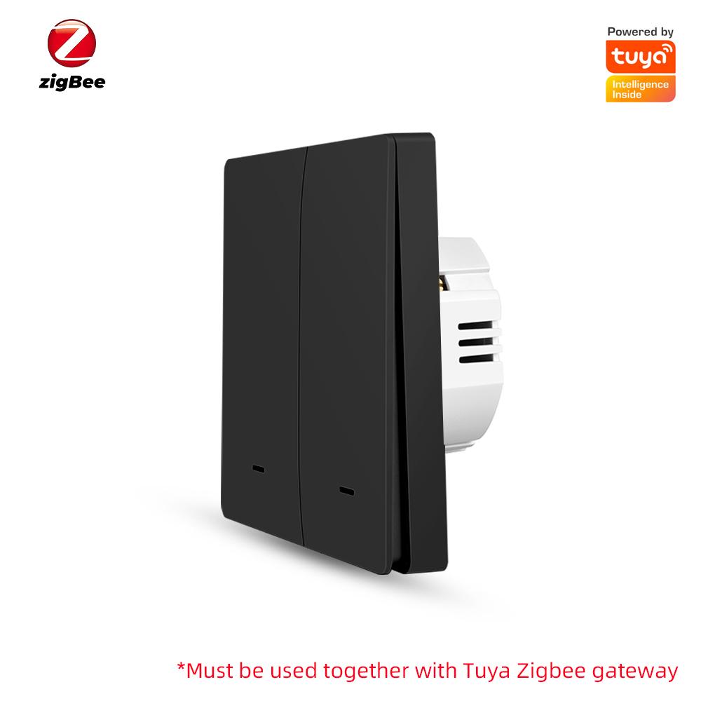 Tuya Smart Wall Light Switch Push Button Control No/With Neutral Wire APP Remote Timing Support Alexa Google Home Yandex Alice