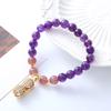 Natural Lavender Amethyst Bracelet  Bangles Women Fashion Jewelry Accessories Gift