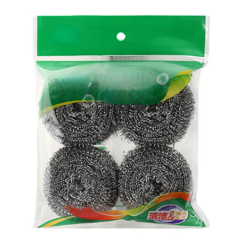 Large Stainless Steel Kitchen Scrubber for Pots - Non-Shedding Wire Scouring Pad