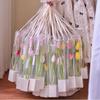 5er-Set Tragbare Klare Plastik-Blumenkästen Transparente Handheld-Rosen-Geschenkbox für Blumenstraußverpackung Kleine Florale DIY-Hülle Taschen