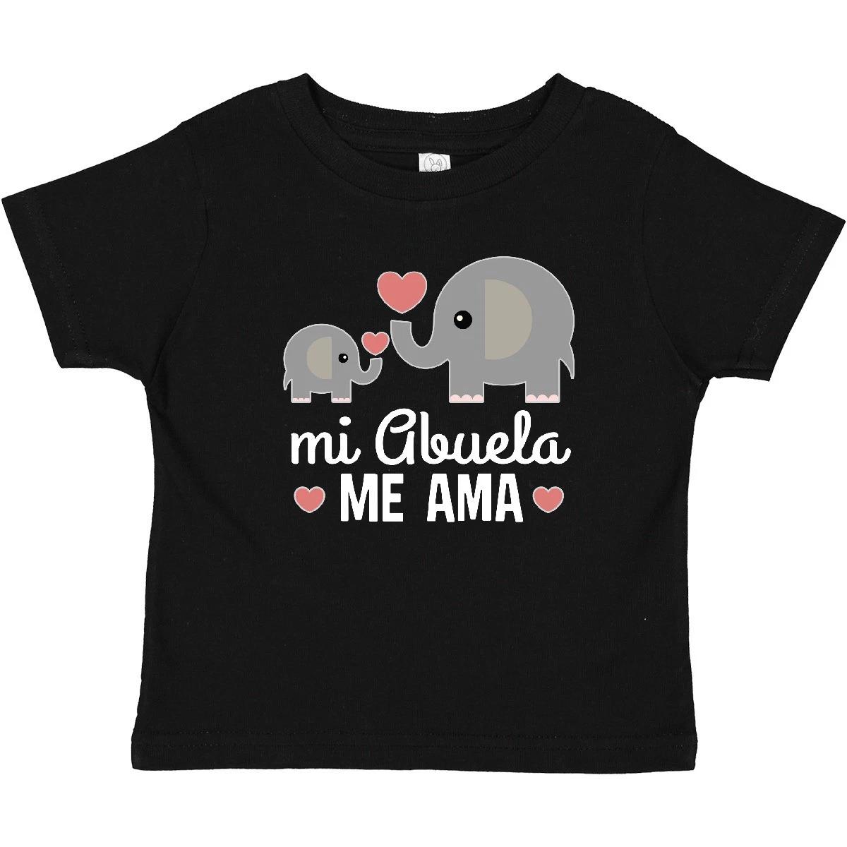 Inktastic Mi Abuela Me Ama My Grandmother Loves Me Baby T-Shirt Grandchild Love 100