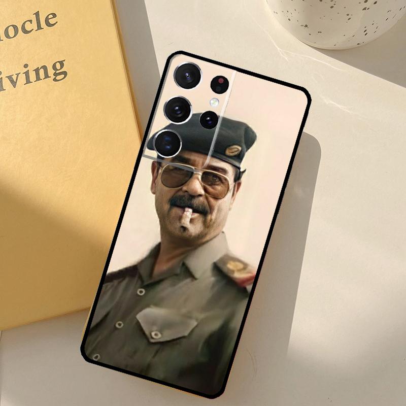 Custodia Telefono Saddam Hussein Iraq Per Samsung Galaxy S25 Ultra S20 S21 S22 S23 S24 S9 S10 Plus S25 FE Cover Guscio