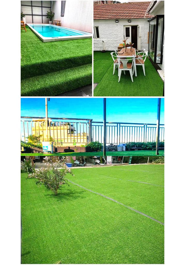 Synthetic Turf for Playground and Rooftop Insulation