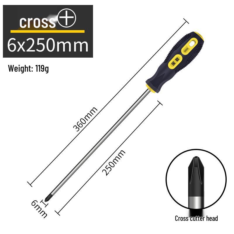Conjunto de Chaves de Fenda Magnéticas de Grau Industrial - Phillips e Fenda