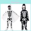 Children's Skeleton Cosplay Costume Perfect For Halloween Dress-up And Events