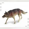 Wild Forest Animal Pvc Model With Roaring Wolf And Hunting Features For Educational Display