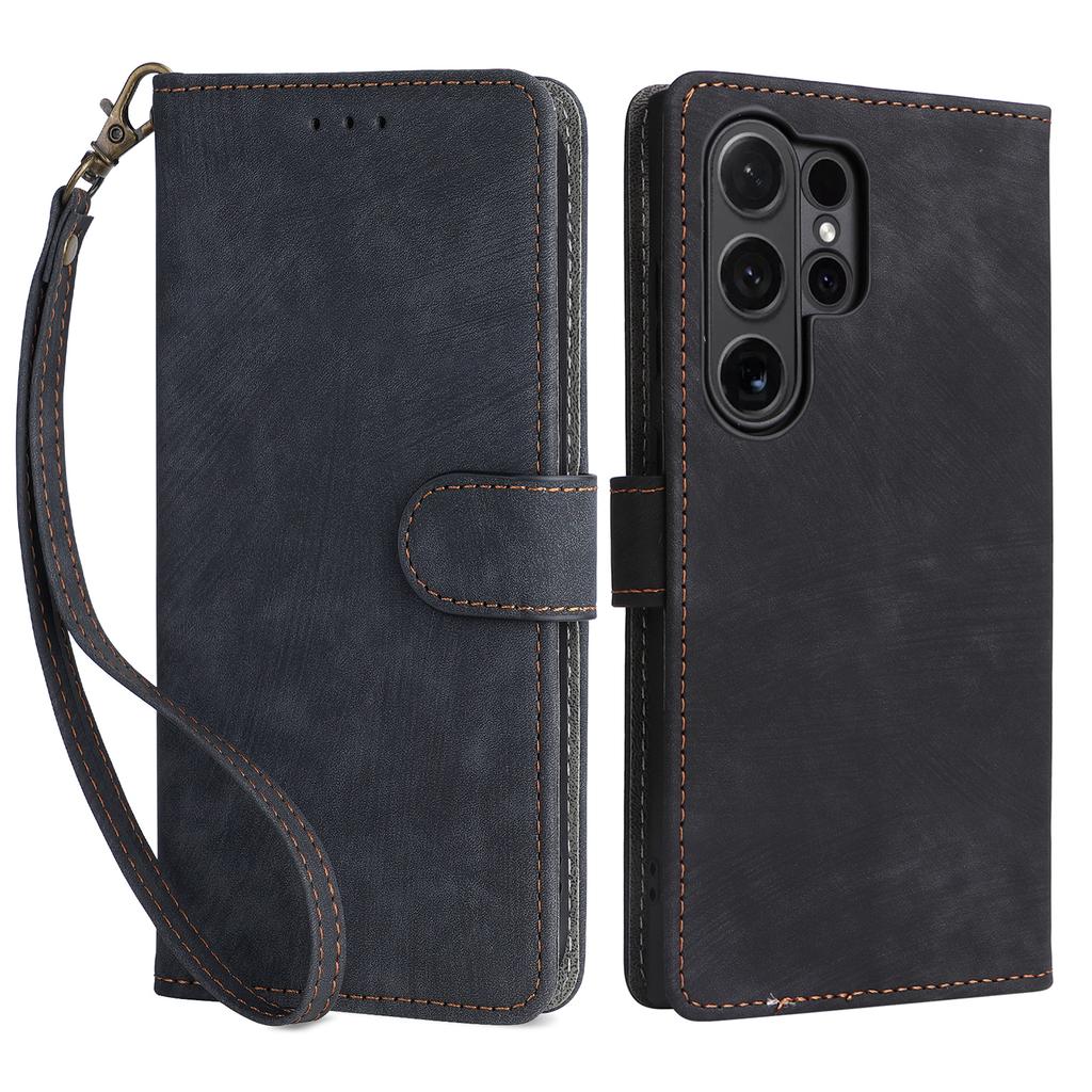 For Samsung Galaxy S24 Ultra Case PU Leather Wallet RFID Blocking Phone Cover