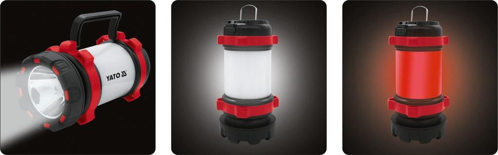3-in-1 MULTIFUNCTIONAL FLASHLIGHT/SEARCH LAMP 380LM - YT-08547