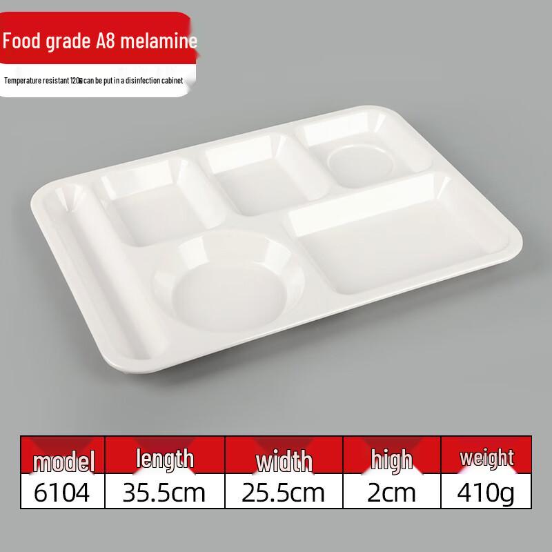 

Melamine Multi-Compartment Serving Tray