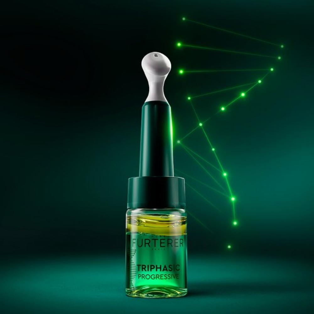 Rene Furterer Triphasic Professional Scalp Ampoule 5.5ml 8ea  +Triphasic Serum  