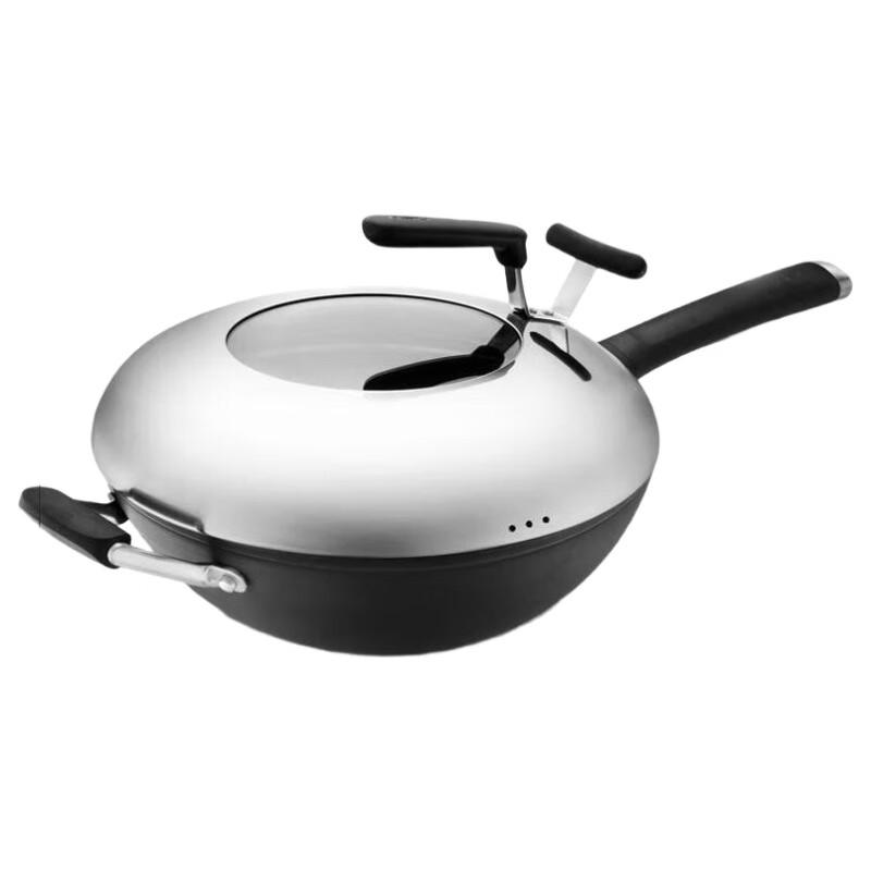 ASD 32cm Rust-Resistant Non-Coated Refined Iron Wok