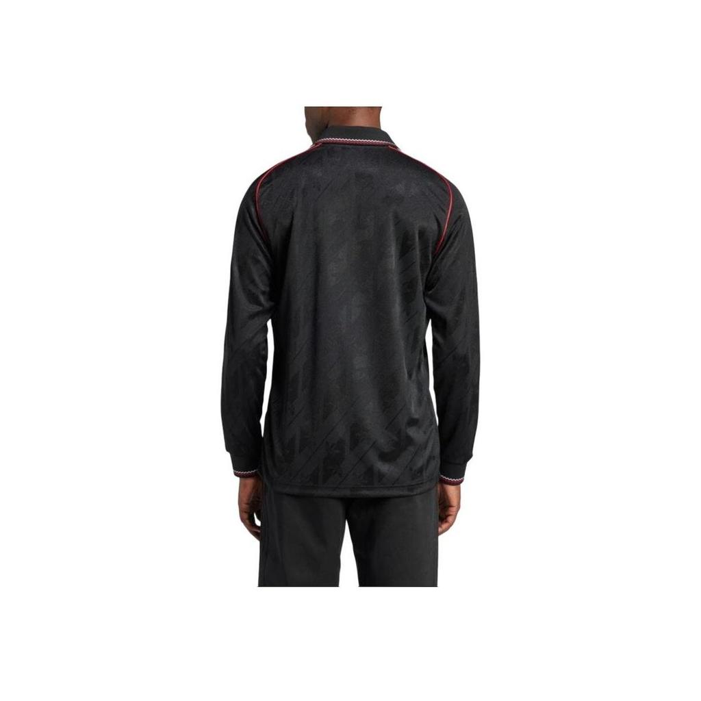 adidas Originals Manchester United Lifestyler Long Sleeve Jersey Black IS6522