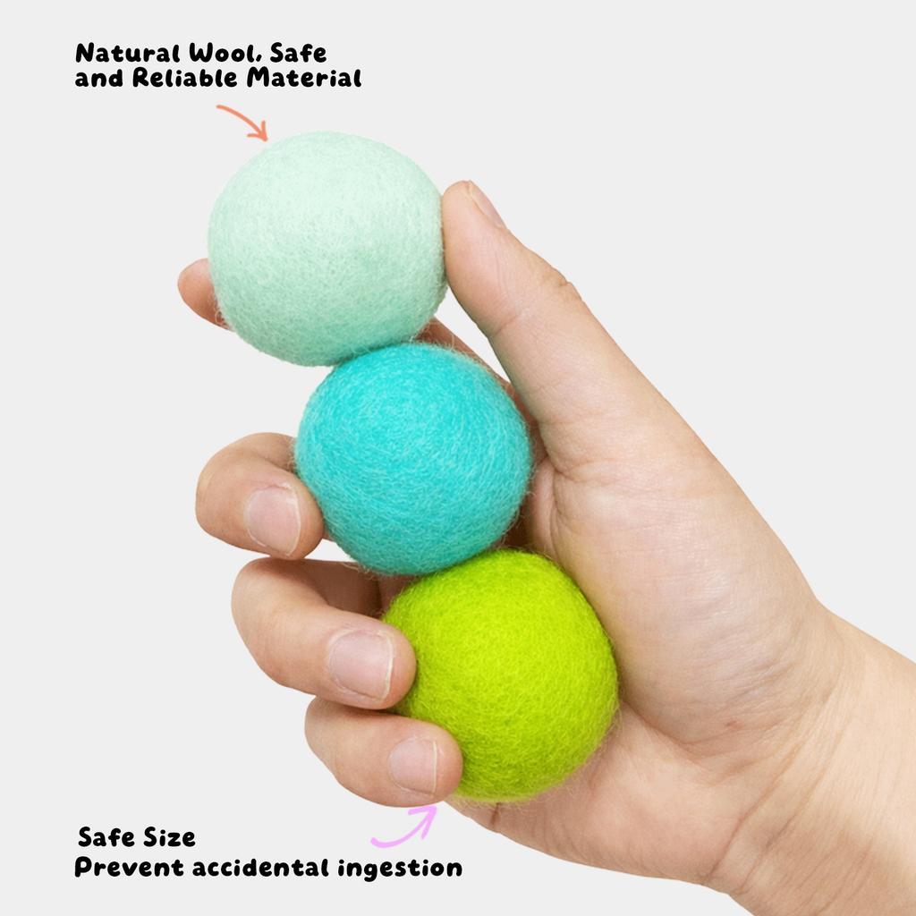 Wool Ball Cats Toy, Run And Play With, Entertain Yourself, Reduce Boredom, Cats Ball, -Resistant And Silent.