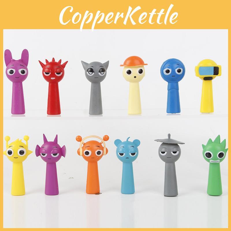 Unique Sprunki Rhythm Box Series Pvc Anime Models Blind Box Gashapon Toy Figures