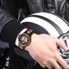 Fashion Casual Mechanical Watch Men Top Brand Luxury Natural Wooden Automatic Skeleton Steampunk Wristwatch