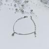 Silver Bracelet with Cubic Zirconia, Product Weight 3.1 G (2172840)