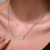 Collana Personalizzata con Lettere in Acciaio Inossidabile Placcato Oro 18K - Catena Clavicolare Fai-da-Te con Nome Personalizzato