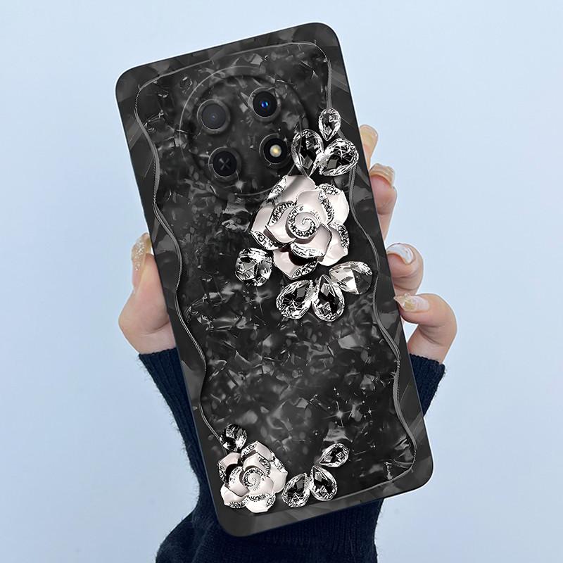 Case For Huawei Nova 14i Phone Case Coque Simplicity Oil Painting Flowers Silicone Soft Back Cover For Huawei Nova14i 14 I Funda
