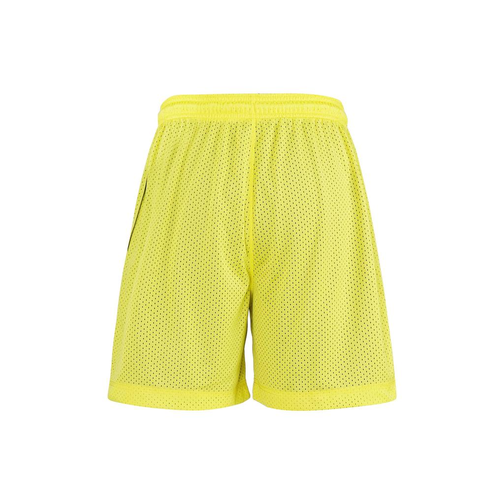 Nike Basketball Shorts Men's Yellow Moderate Straight Fit Pants DA3031-731