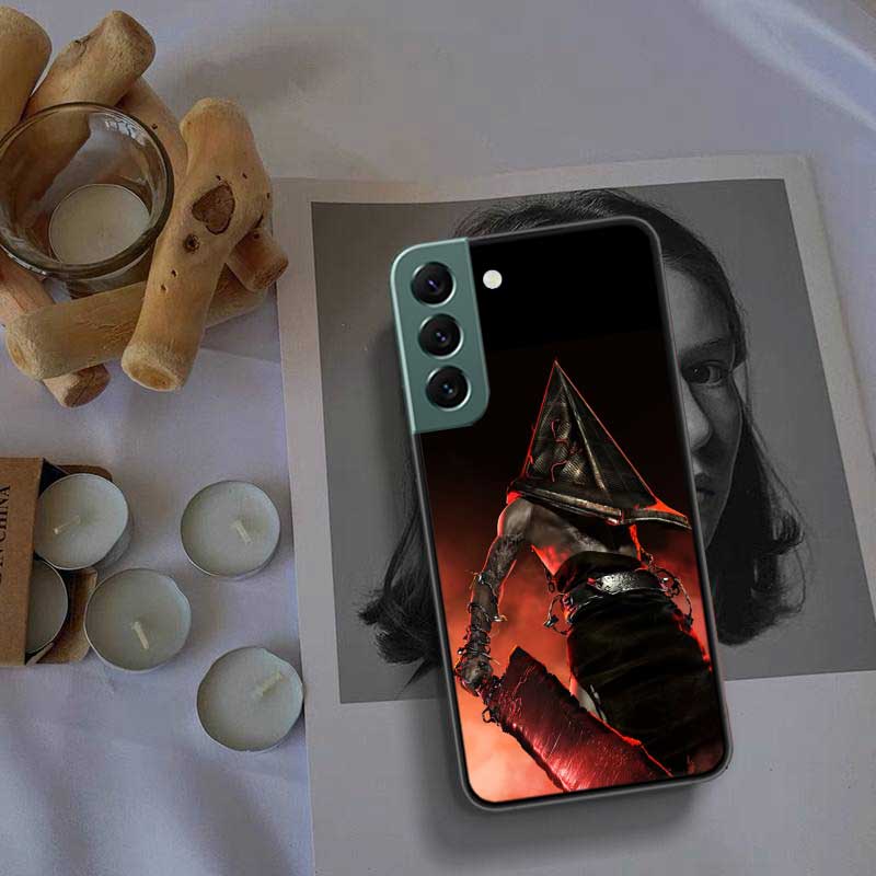 Games S-Silent Hill Phone Case For Samsung Galaxy S22 S25 Ultra S21 S10 Plus S26 Edge S20 S23 S24 FE Cover Silicone Soft TPU